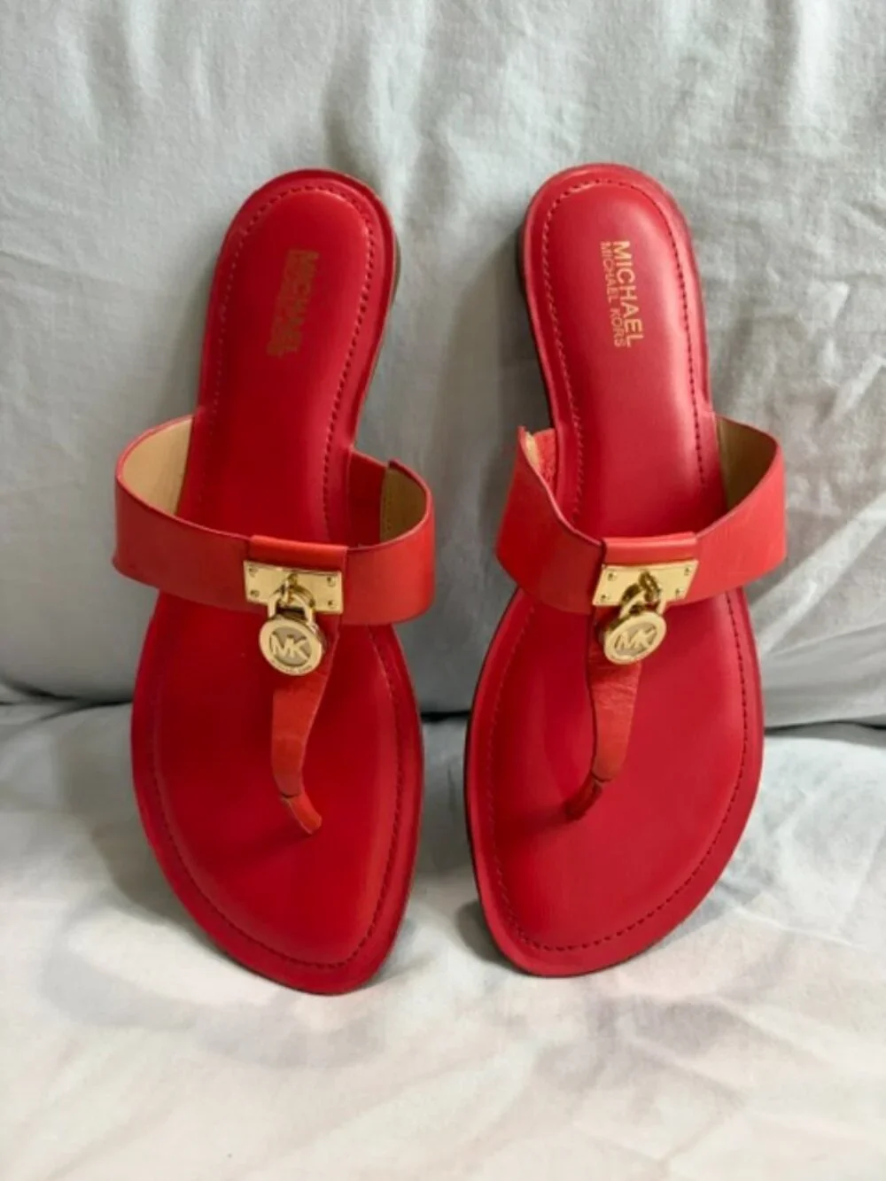 Michael Kors Orange Sandals - 7.5M